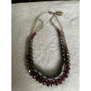 Chico's Double Strand Beaded Necklace